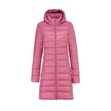 Winter-Steppjacke Mit Kapuze Für Damen | Lang