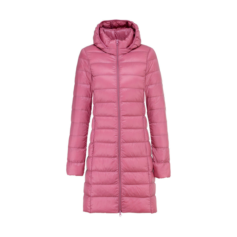 Winter-Steppjacke Mit Kapuze Für Damen | Lang