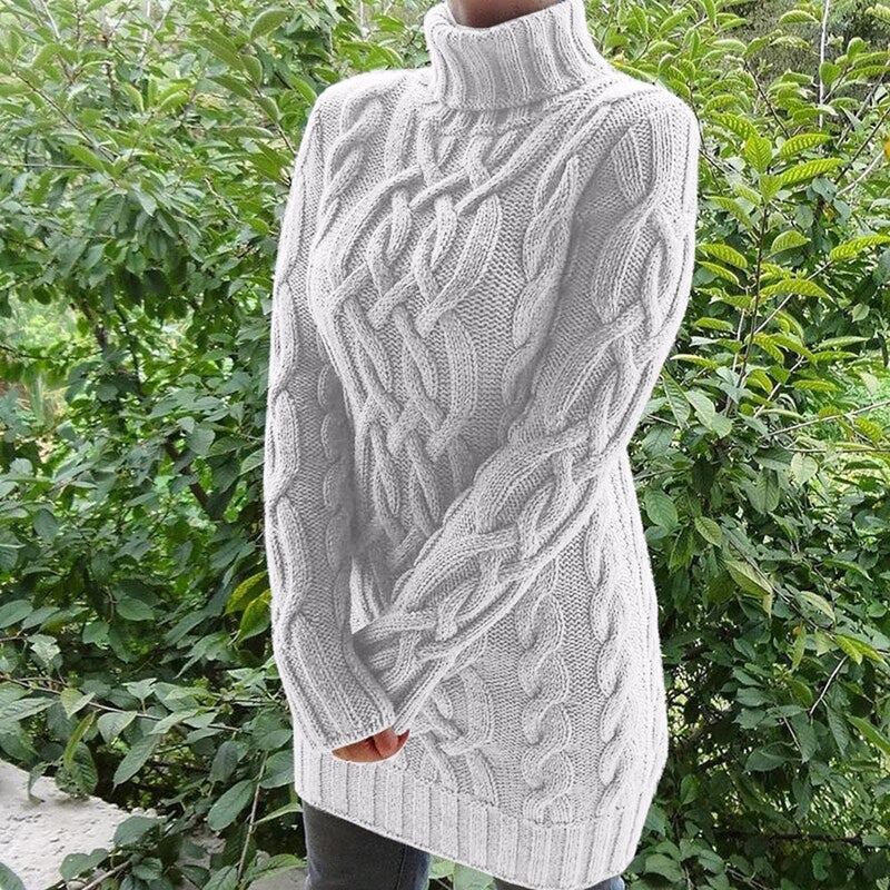 Skyla - Rollkragenpullover Damen Pullover
