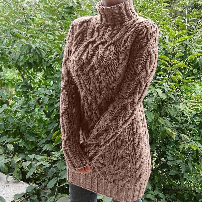 Skyla - Rollkragenpullover Damen Pullover