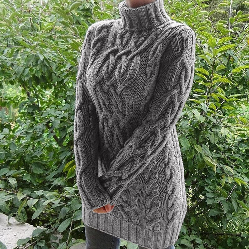 Skyla - Rollkragenpullover Damen Pullover