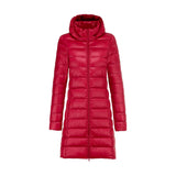 Winter-Steppjacke Mit Kapuze Für Damen | Lang