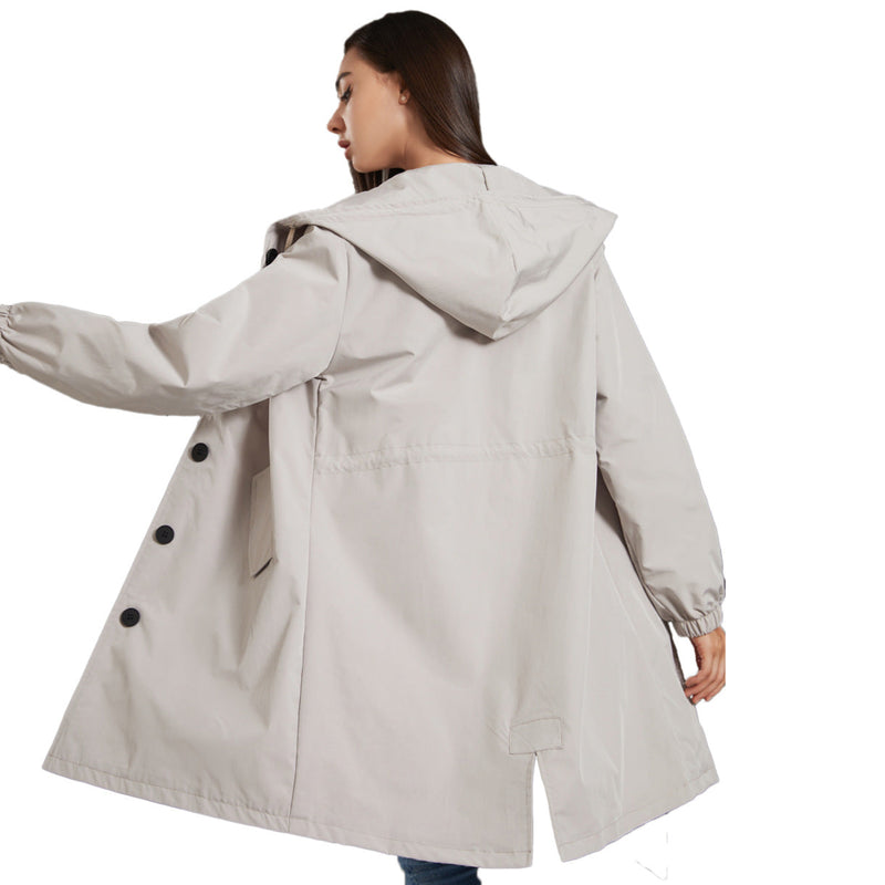 Regenjacke Mit Kapuze Für Frauen | Klassisch