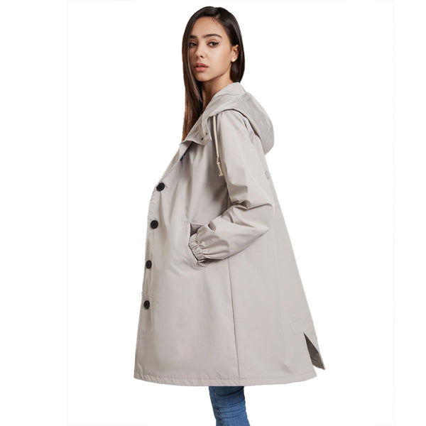 Regenjacke Mit Kapuze Für Frauen | Klassisch