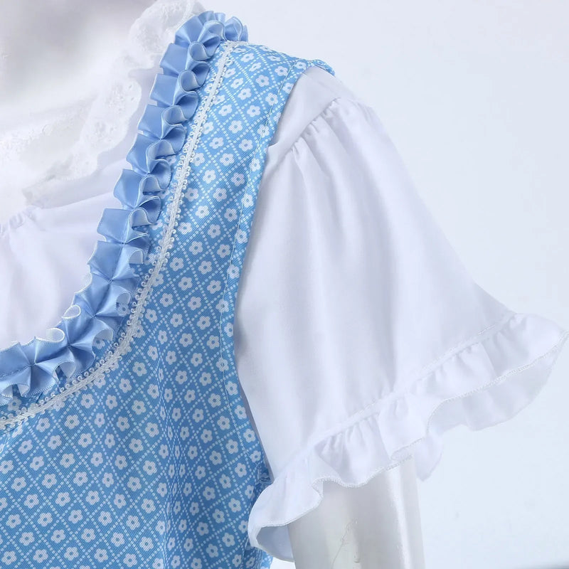 Blaues Oktoberfest Dirndlkleid Für Damen | Trendig