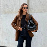 Trendige Damenjacke Mit Knopfverschluss | Warm