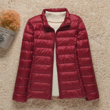 Stylische Winterjacke Mit Reißverschluss Und Kapuze Und Langen Ärmeln | Winter