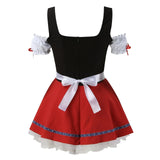 Rotes Oktoberfest Dirndlkleid Für Damen