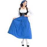 Damen Lange Oktoberfest Dirndl Kleid | Klassisch