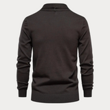 Klassische Strickjacke Mit Offener Vorderseite Für Herren | Schalkragen