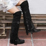 Verstellbare Damenstiefel | Kniehoch