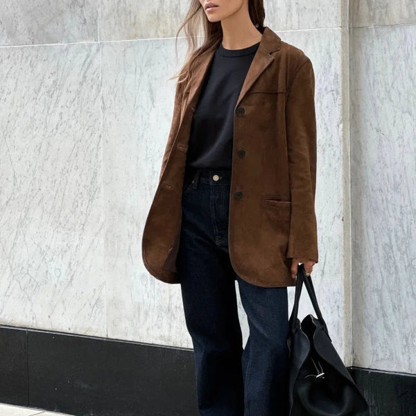 Trendige Damenjacke Mit Knopfverschluss | Warm