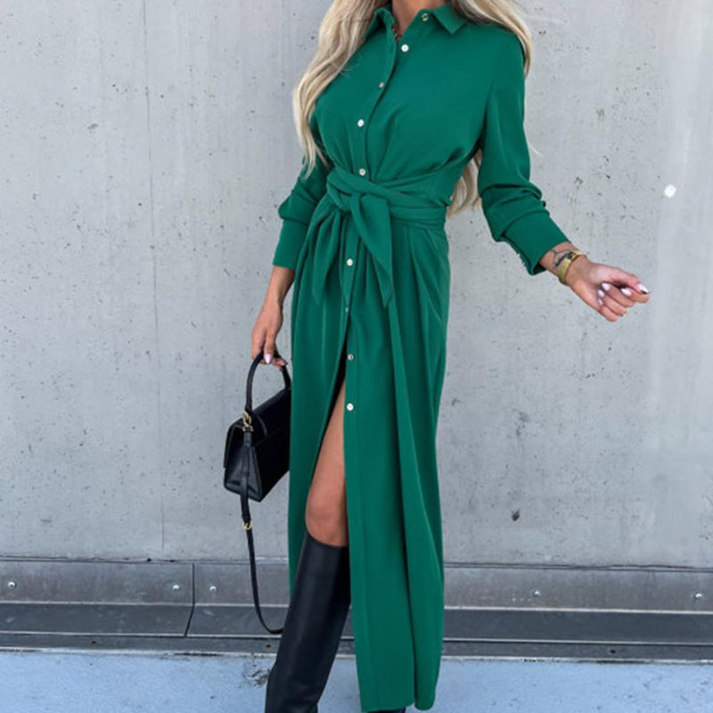 Alena - Lässiges Maxikleid mit Knöpfen