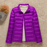 Stylische Winterjacke Mit Reißverschluss Und Kapuze Und Langen Ärmeln | Winter