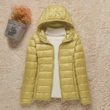 Stylische Winterjacke Mit Reißverschluss Und Kapuze Und Langen Ärmeln | Winter