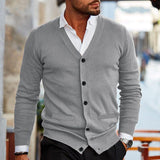 Strick-Cardigan Für Herren | Langarm