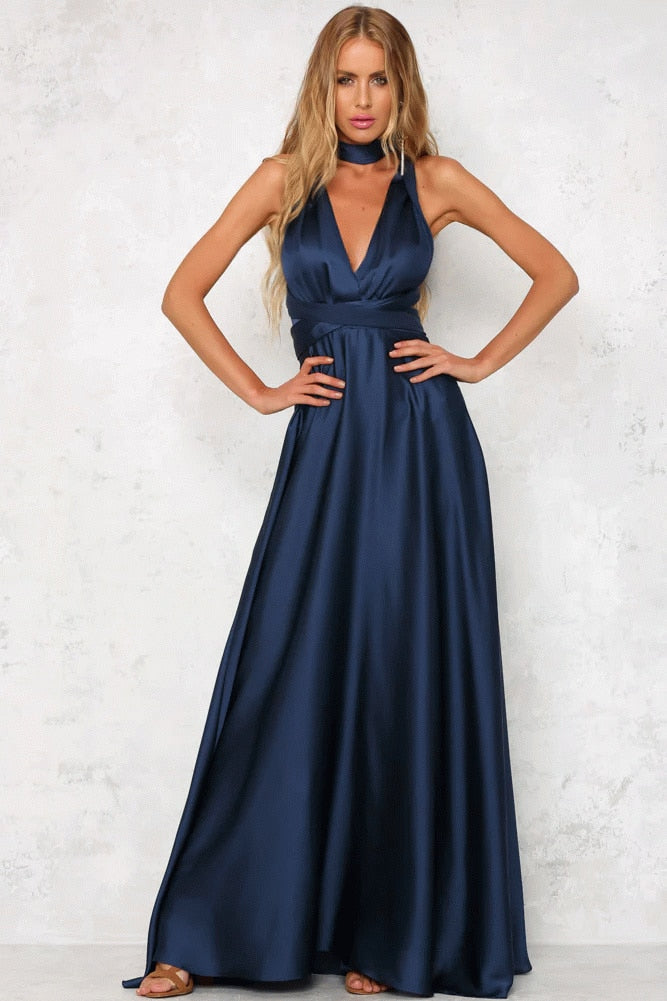 Mallorie - Elegantes Sommerkleid aus Satin