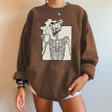 Bedrucktes Damen-Sweatshirt | Langarm