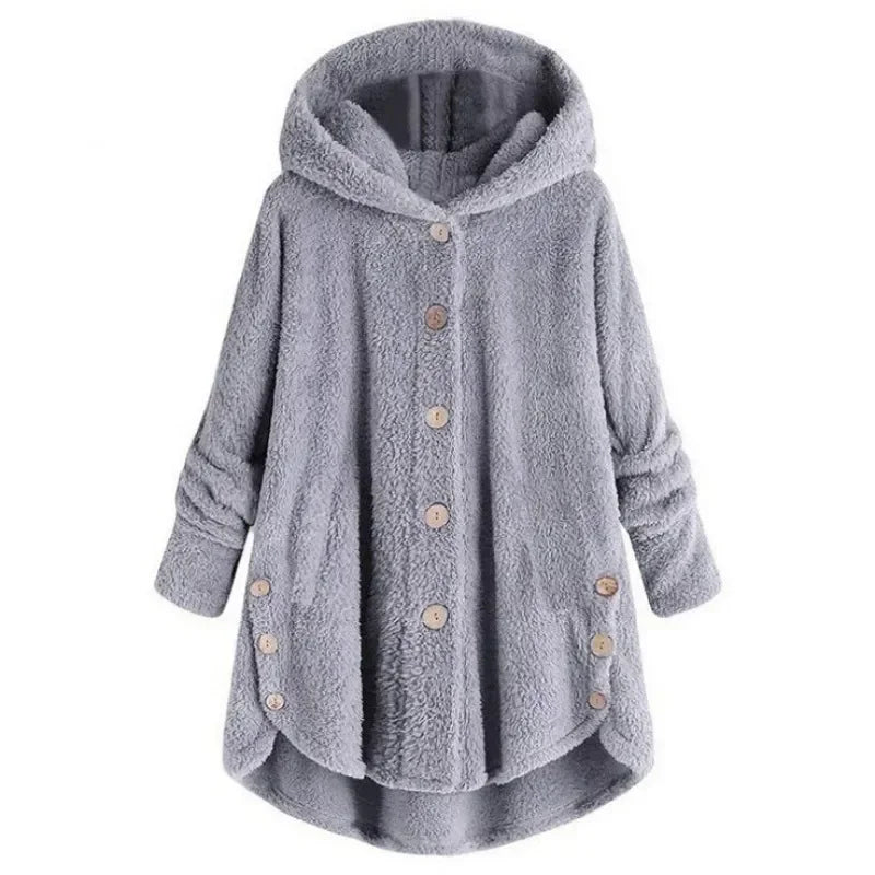 Stylische Fleecejacke Für Damen | Mit Kapuze