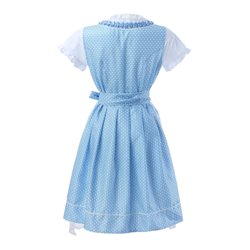 Blaues Oktoberfest Dirndlkleid Für Damen | Trendig