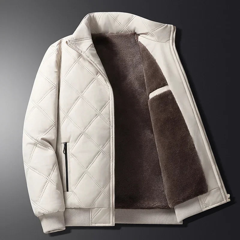 Stylische Winterjacke Mit Reißverschluss Und Tasche | Langarm