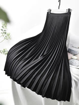 Eleganter Rock Mit Hoher Taille Für Frauen | Midi