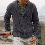 Strickjacke Mit Knöpfen Und Schalkragen Für Herren | Winter