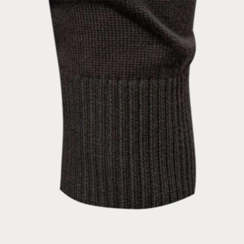 Klassische Strickjacke Mit Offener Vorderseite Für Herren | Schalkragen