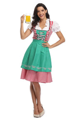 Klassisches Oktoberfest-dirndl Für Damen | Mit Schürze