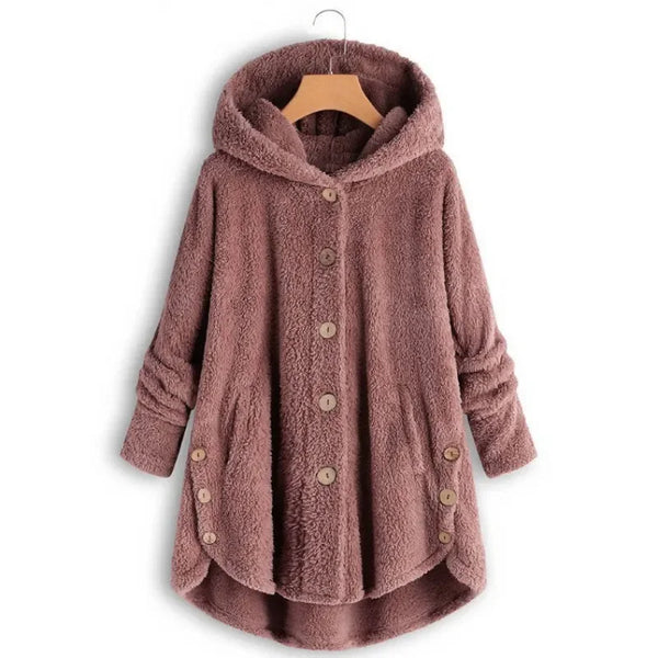 Stylische Fleecejacke Für Damen | Mit Kapuze