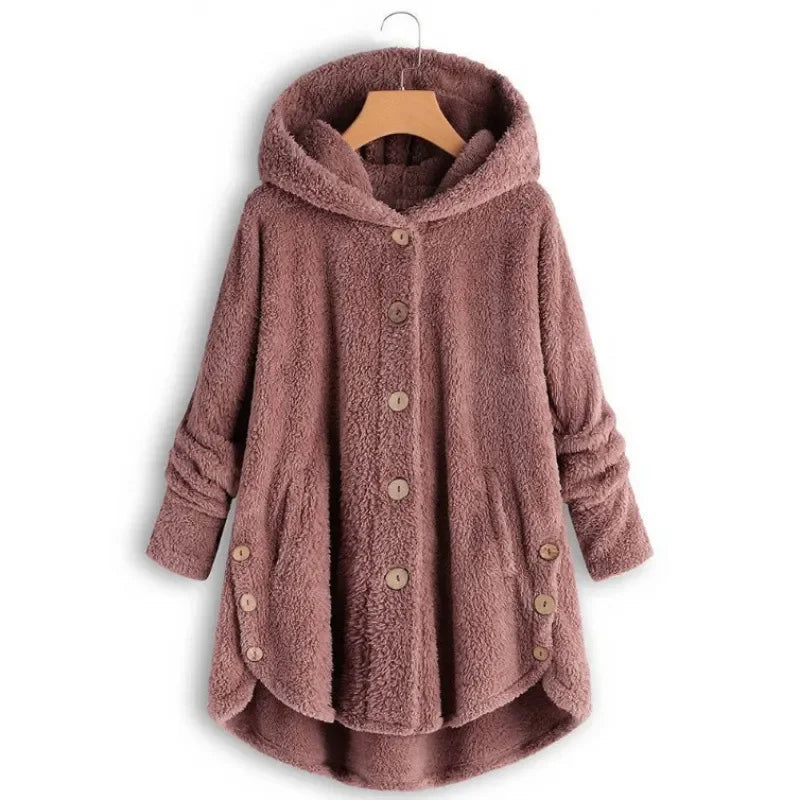 Stylische Fleecejacke Für Damen | Mit Kapuze