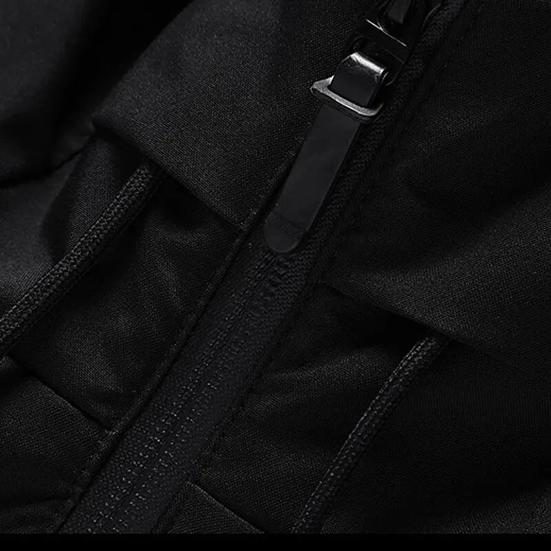 Herren Winterjacke Mit Kapuze Und Langen Ärmeln | Puffer