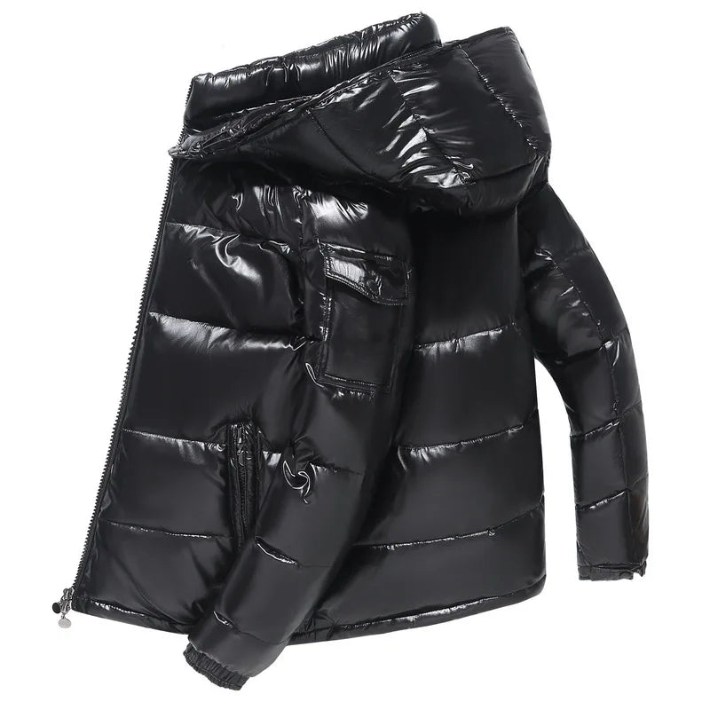 Herren Daunenjacke Mit Kapuze | Winter