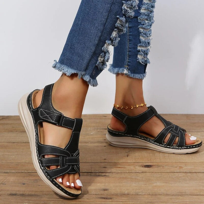 Bequeme Flache Sandalen Für Frauen | Slingback