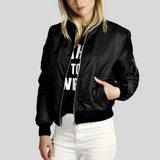 Moderne Bomberjacke Für Damen | Reißverschluss