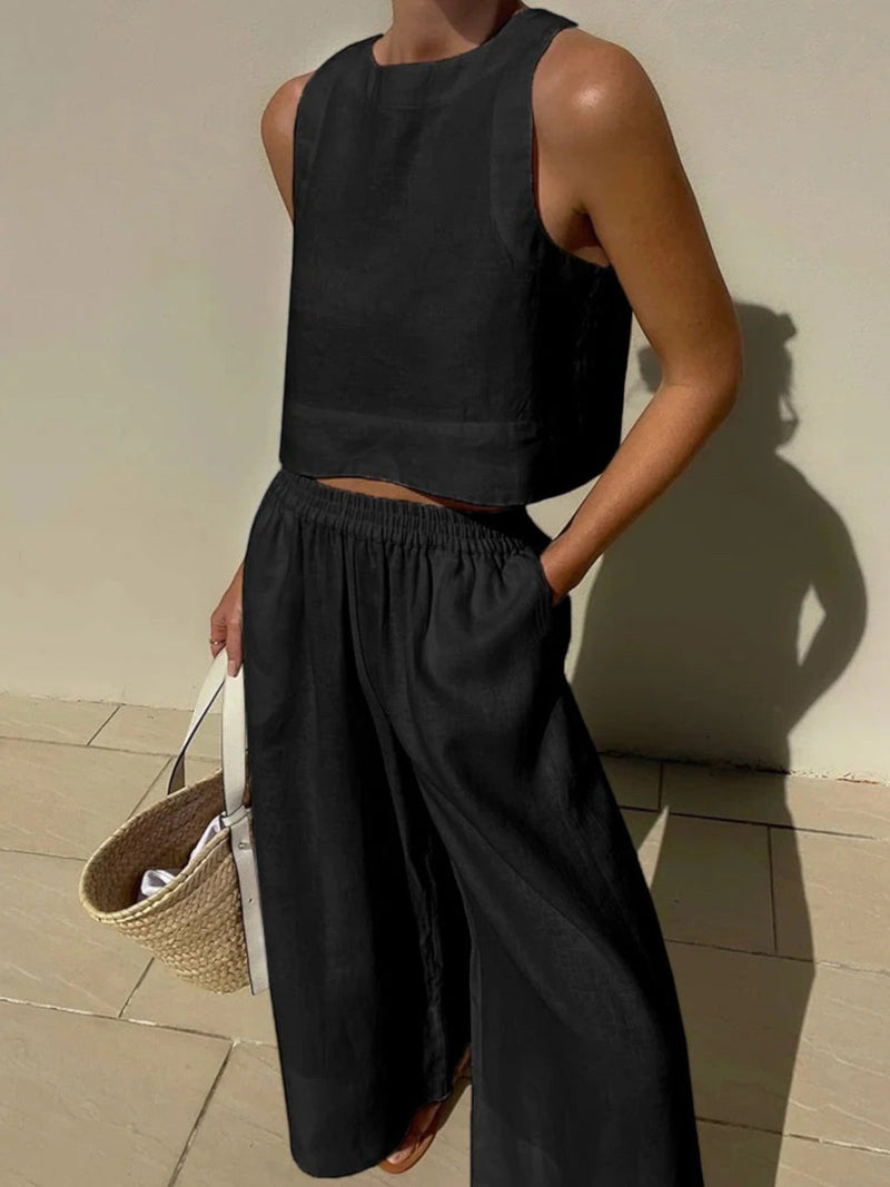 Elegantes Zweiteiler-set Für Damen | Sommer
