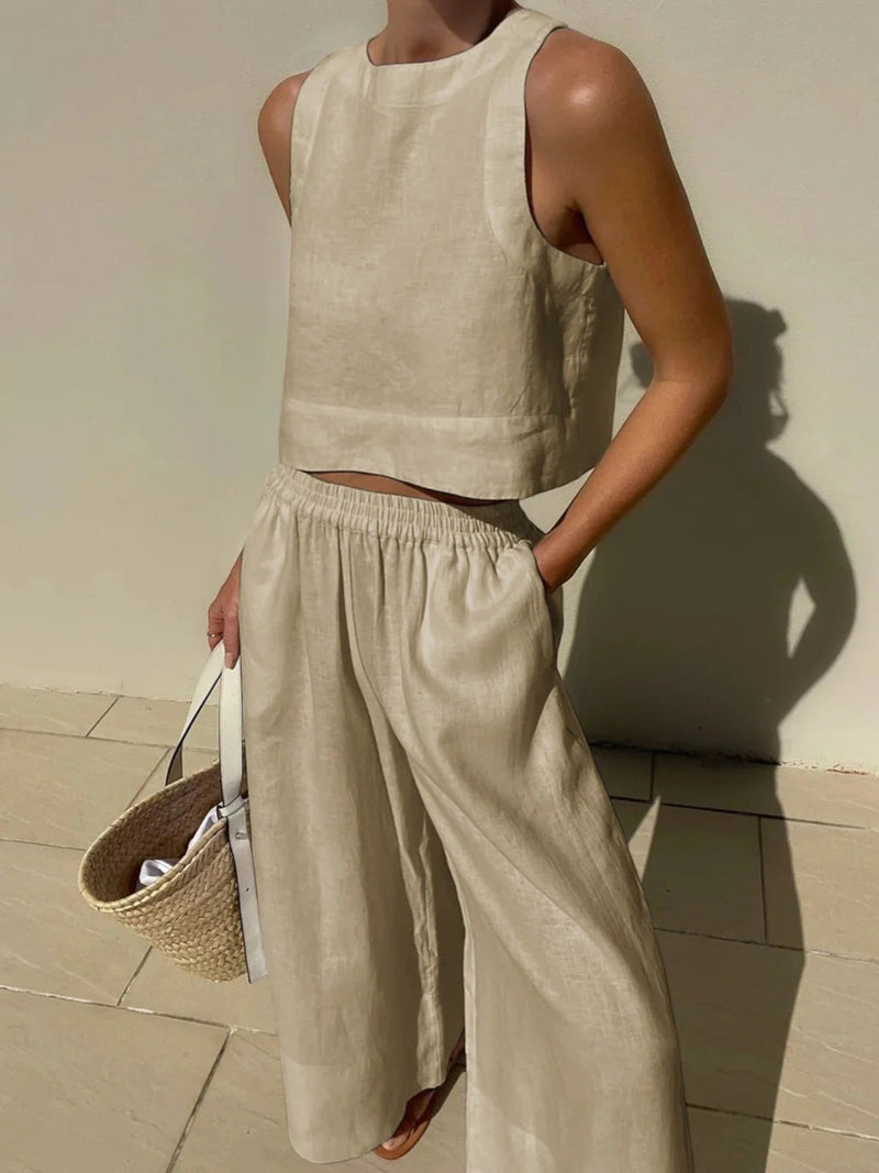 Elegantes Zweiteiler-set Für Damen | Sommer