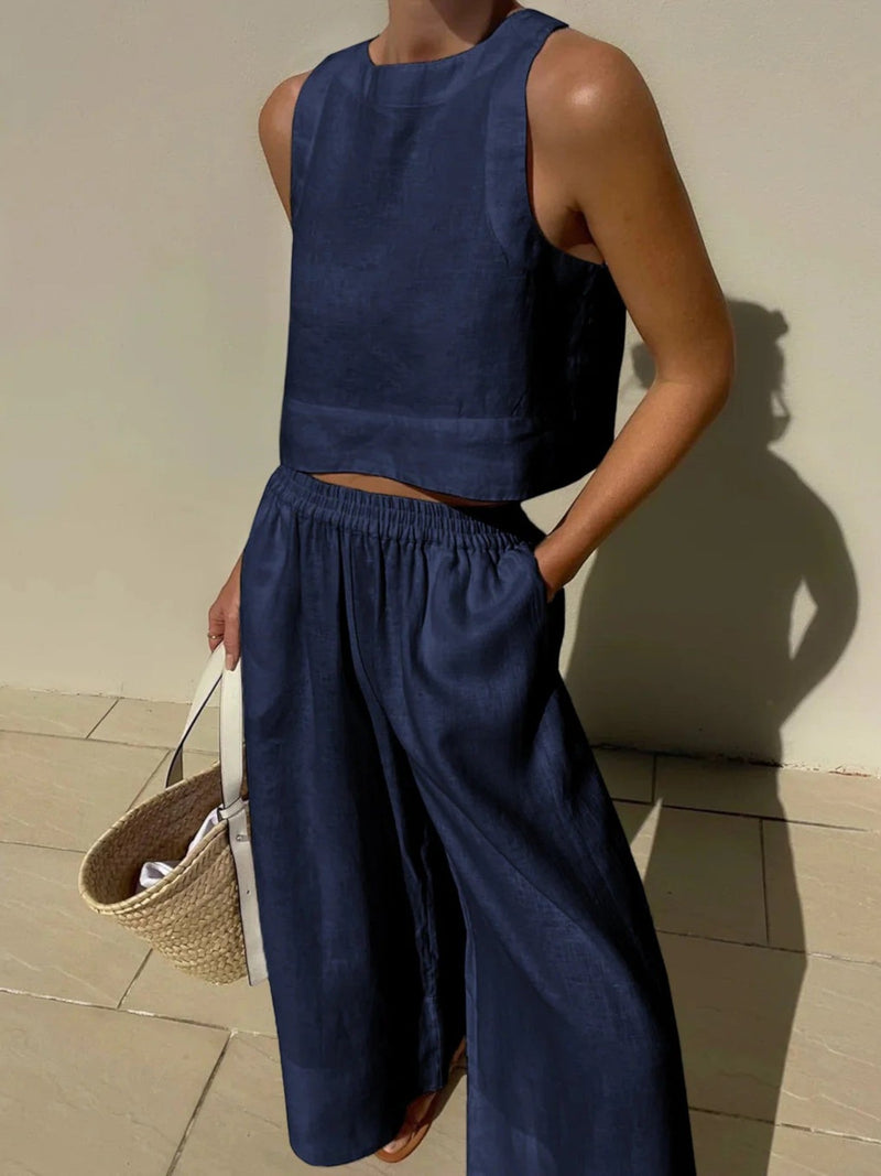 Elegantes Zweiteiler-set Für Damen | Sommer