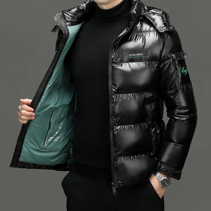 Herren Winter Stylische Daunenjacke | Langarm
