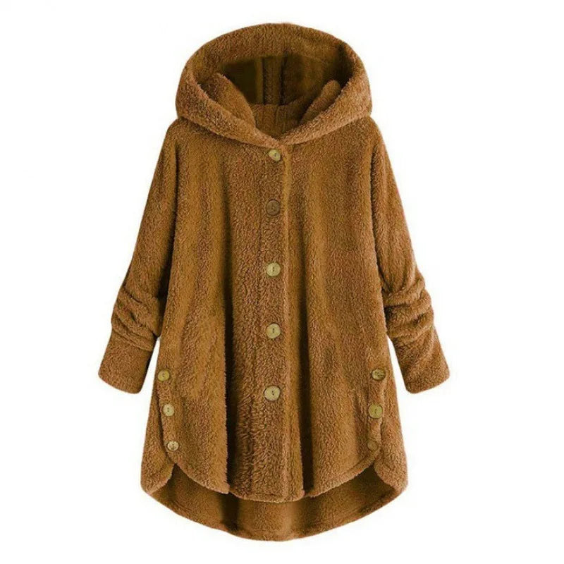 Stylische Fleecejacke Für Damen | Mit Kapuze