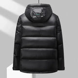 Winter Herren Daunenjacke Mit Kapuze | Langarm