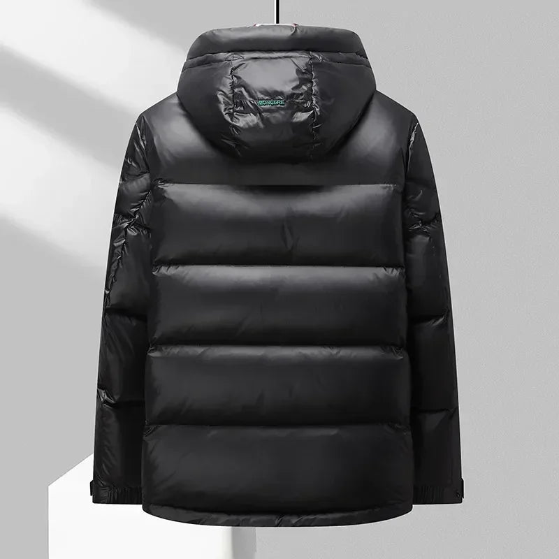 Winter Herren Daunenjacke Mit Kapuze | Langarm
