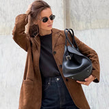 Trendige Damenjacke Mit Knopfverschluss | Warm