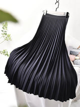 Eleganter Rock Mit Hoher Taille Für Frauen | Midi