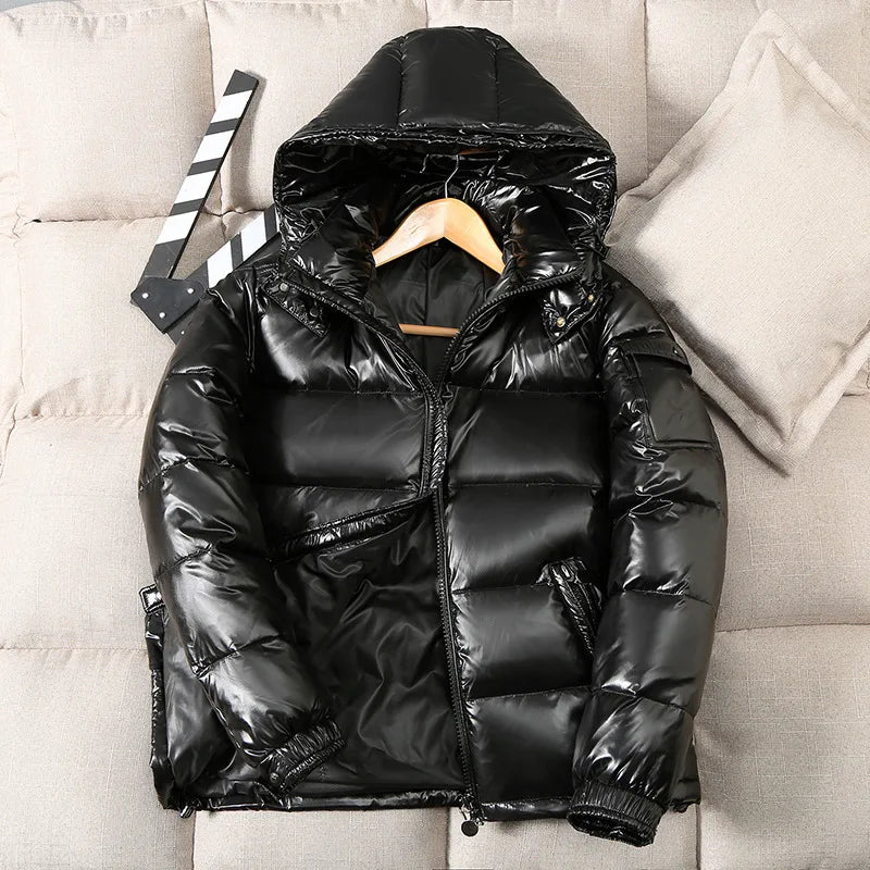 Herren Daunenjacke Mit Kapuze | Winter