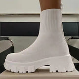 Danitia - Damenstiefel mit grober Sohle