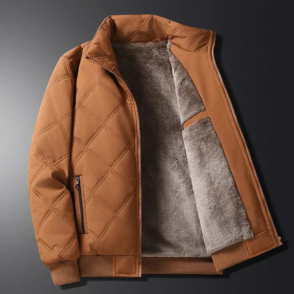 Stylische Winterjacke Mit Reißverschluss Und Tasche | Langarm