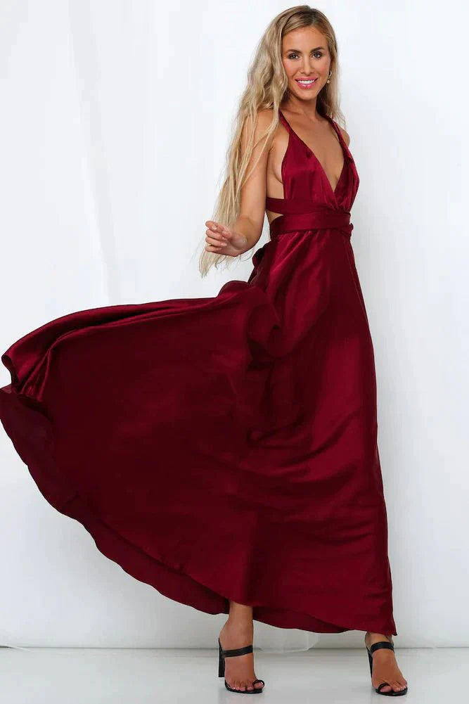 Mallorie - Elegantes Sommerkleid aus Satin