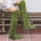 Verstellbare Damenstiefel | Kniehoch