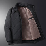 Stylische Winterjacke Mit Reißverschluss Und Tasche | Langarm